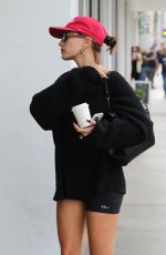 HAILEY BIEBER and JUSTINE SKYE Leaves Croft Alley in Beverly Hills 10/25/2023
