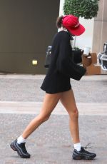HAILEY BIEBER and JUSTINE SKYE Leaves Croft Alley in Beverly Hills 10/25/2023