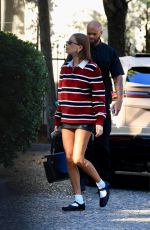 HAILEY BIEBER Arrives at a Meeting in Beverly Hills 10/26/2023