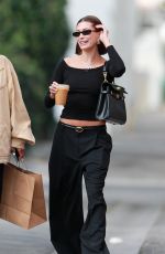 HAILEY BIEBER Out for Coffee in West Hollywood 10/10/2023