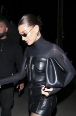 HAILEY BIEBER Out for Dinner at Giorgio Baldi in Santa Monica 10/26/2023