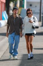 HAILEY nad Justin BIEBER Out in West Hollywood 10/09/2023