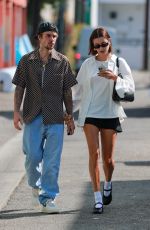 HAILEY nad Justin BIEBER Out in West Hollywood 10/09/2023