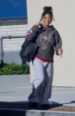 HALLE BAILEY Heading to a Meeting in Los Angeles 10/16/2023