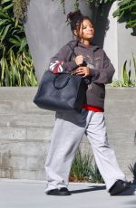 HALLE BAILEY Heading to a Meeting in Los Angeles 10/16/2023