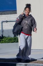HALLE BAILEY Heading to a Meeting in Los Angeles 10/16/2023