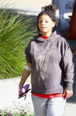 HALLE BAILEY Heading to a Meeting in Los Angeles 10/16/2023