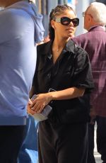 HALLE BAILEY Out on Rodeo Drive in Beverly Hills 10/11/2023