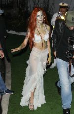 HALSEY Arrives at Vas Morgan and Michael Braun Halloween Party 10/28/2023