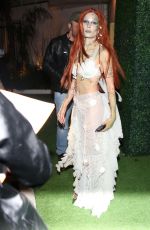 HALSEY Arrives at Vas Morgan and Michael Braun Halloween Party 10/28/2023