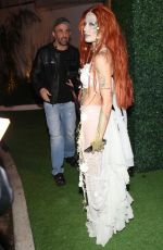 HALSEY Arrives at Vas Morgan and Michael Braun Halloween Party 10/28/2023