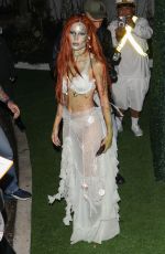 HALSEY Arrives at Vas Morgan and Michael Braun Halloween Party 10/28/2023