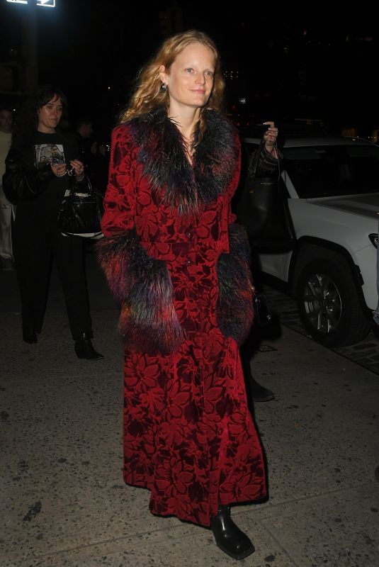 HANNE GABY ODIELE Arrives at Gigi Hadid’s Store Guest in Residence Opening in New York 10/19/2023