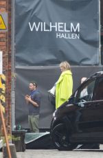 HEIDI KLUM on the Set of Germany