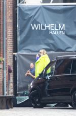 HEIDI KLUM on the Set of Germany