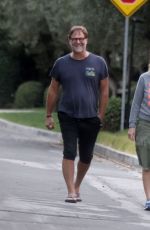 HELEN HUNT and Jeffrey Nordling Out with Her Dog in Los Angeles 10/22/2023