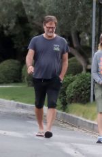 HELEN HUNT and Jeffrey Nordling Out with Her Dog in Los Angeles 10/22/2023