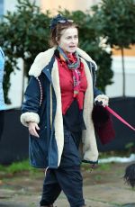 HELENA BONHAM CARTER Out with Friends in Primrose Hill 10/29/2023