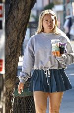 HIALRY DUFF and Matthew Coma Leaves Western Bagel in Studio City 10/15/2023