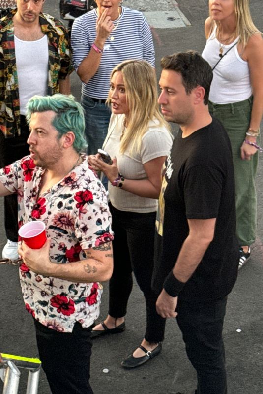 HILARY DUFF Arrives at When We Were Young Festival in Las Vegas 10/21/2023
