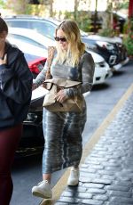 HILARY DUFF Out in Los Angeles 10/11/2023
