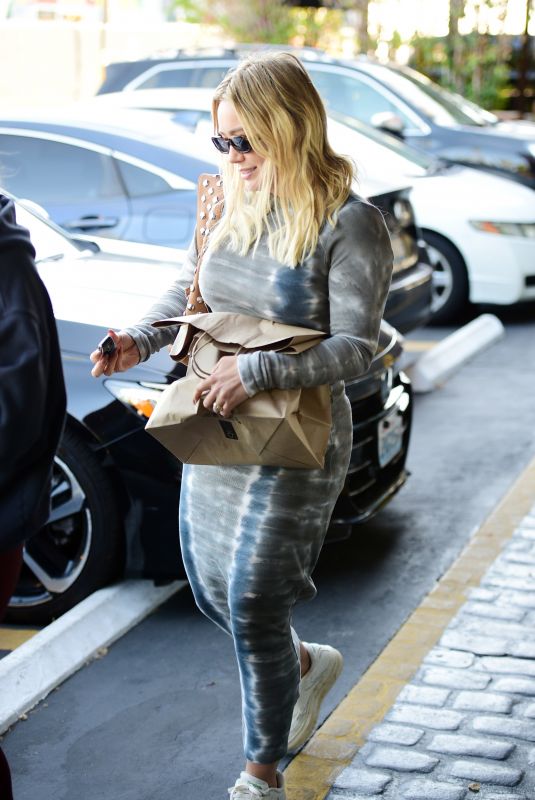 HILARY DUFF Out in Los Angeles 10/11/2023