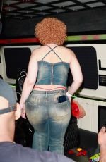 ICE SPICE Arrives at SNL Afterparty at Catch Steak in New York 10/14/2023