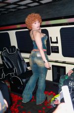 ICE SPICE Arrives at SNL Afterparty at Catch Steak in New York 10/14/2023