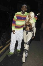 INDIYAH POLACK Arrives at Mnky Hse Club in Manchester 01/14/2023