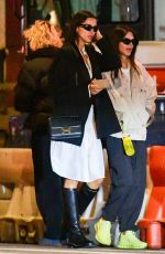 IRINA SHAYK and EMILY RATAJKOWSKI Out for Dinner in New York 10/21/2023