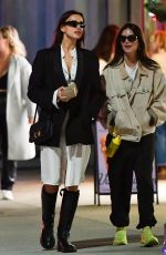 IRINA SHAYK and EMILY RATAJKOWSKI Out for Dinner in New York 10/21/2023