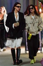 IRINA SHAYK and EMILY RATAJKOWSKI Out for Dinner in New York 10/21/2023