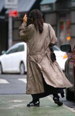 IRINA SHAYK Leaves an Uber Ride in New York 10/20/2023