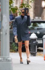 IRINA SHAYK Out and About in New York 10/18/2023