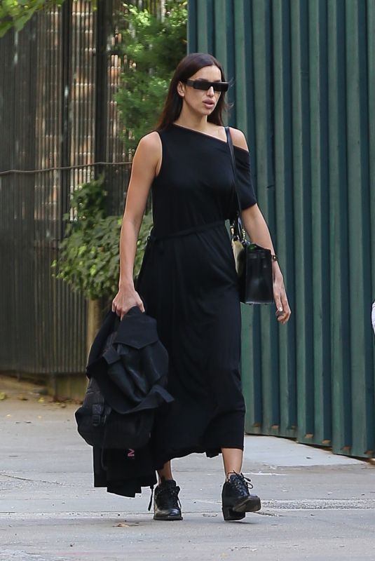 IRINA SHAYK Out and About in New York 10/27/2023