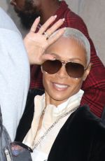 JADA PINKETT and WILLOW SMITH Leaves Il Mulino Prime in New York 10/17/2023