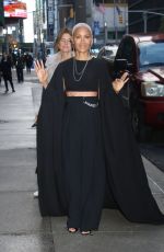 JADA PINKETT SMITH Arrives at Late Show with Stephen Colbert in New York 10/16/2023