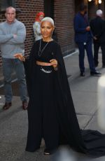 JADA PINKETT SMITH Arrives at Late Show with Stephen Colbert in New York 10/16/2023