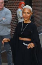 JADA PINKETT SMITH Arrives at Late Show with Stephen Colbert in New York 10/16/2023