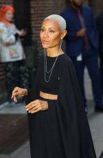 JADA PINKETT SMITH Arrives at Late Show with Stephen Colbert in New York 10/16/2023