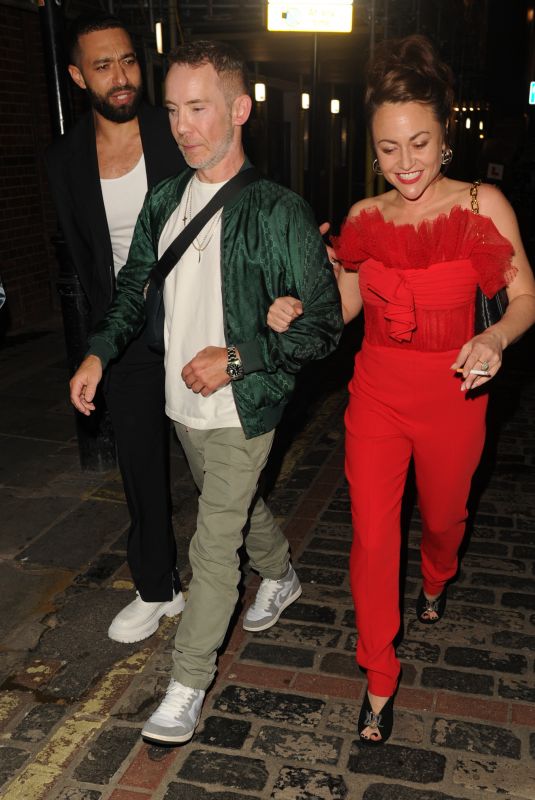 JAIME WINSTONE Arrives at Groucho Club in London 09/08/2023