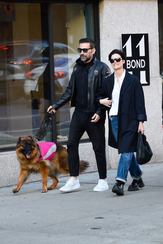 JAIMIE ALEXANDER Out with a Friend in New York 10/11/2023