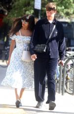 JAMEELA JAMIL and James Blake Out and About in New York 10/05/2023