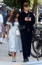 JAMEELA JAMIL and James Blake Out and About in New York 10/05/2023