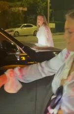 JAMIE LYNN SPEARS Leaves Catch Steak in West Hollywood 10/04/2023