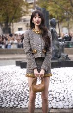 JANG WON-YOUNG Arrives at Miu Miu Womenswear Spring/Summer 2024 Show at Paris Fashion Week 10/03/2023