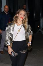 JEMIMA KIRKE Leaves Secret Rolling Stones Listening Party in New York 10/19/2023