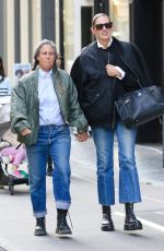 JENNA LYONS and CASS BIRD Out in New York 10/16/2023
