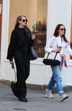 JENNA LYONS Out Shopping with a Friend in New York 10/12/2023