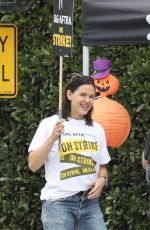 JENNIFER GARNER at SAG-AFTRA Strike at Fox Studios in Los Angeles 10/24/2023